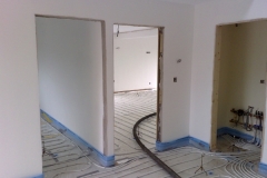 Liquid Screed in New Build at Hirwaun