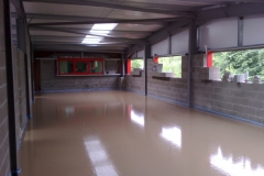 Screed Laid for new offices at Tyre Depot In Risca