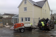 New Build in Brecon Powys.